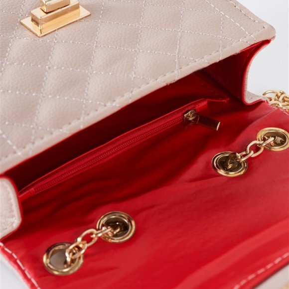 Nude leather bag - Picture 2 of 6